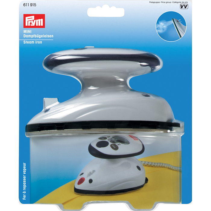 Мини-утюг Prym, с подачей пара, цвет: белый611915 Мини-утюг Prym, с подачей пара, цвет: белый611915Мини-утюг Prym с подачей пара, идеален для рукоделия и путешествий. Подачу пара на утюге можно регулировать от минимального до максимального. В комплект входят: мерная емкость для воды и сумочка для хранения. Сетевое напряжение переключается на 110 V или 220 V. Характеристики: Материал: сталь, пластик. Цвет: белый. Размер подошвы утюга: 13 см х 7,5 см. Высота утюга: 7,5 см. Размер упаковки: 16,5 см х 8 см х 19,5 см. Производитель: Германия. Изготовитель: Китай. Артикул: 611915.