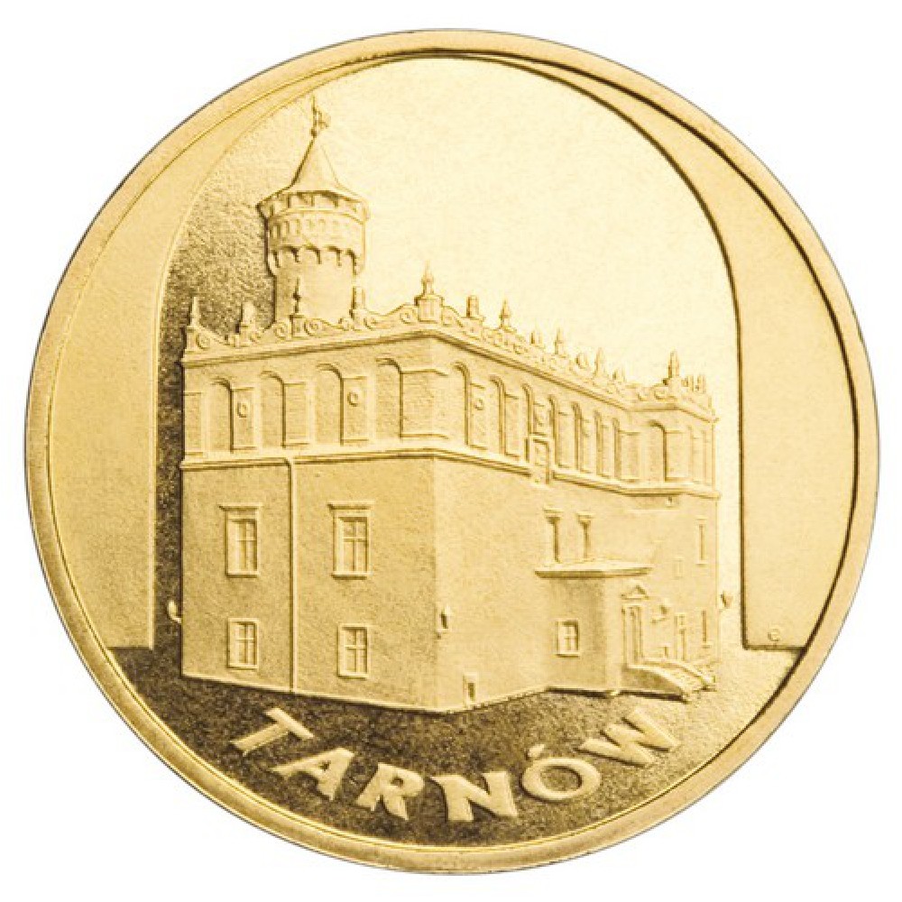 Монета номиналом 2 злотых Historyczne Miasta w Polsce - Tarnow. Медь, алюминий, цинк, олово. Польша, 2007 годL2070 E Монета номиналом 2 злотых Historyczne Miasta w Polsce - Tarnow. Медь, алюминий, цинк, олово. Польша, 2007 годL2070 EМонета номиналом 2 злотых Historyczne Miasta w Polsce - Tarnow. Медь, алюминий, цинк, олово. Польша, 2007 год. Материал: Нордик голд - сплав CuAlZnSn. Диаметр: 27 мм. Состояние: новая, не бывшая в обращении (UNC).