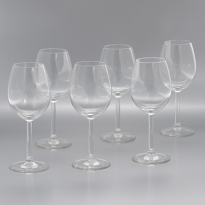 Набор бокалов Vinissimo, 320 мл, 6 штГл 606058 Набор бокалов Vinissimo, 320 мл, 6 штГл 606058Набор Vinissimo, выполненный из высококачественного стекла, состоит из шести бокалов на высокой ножке. Набор оценят как любители классики, так и те, кто предпочитает современный дизайн. Набор бокалов Vinissimo идеально подойдет для сервировки стола и станет отличным подарком к любому празднику.