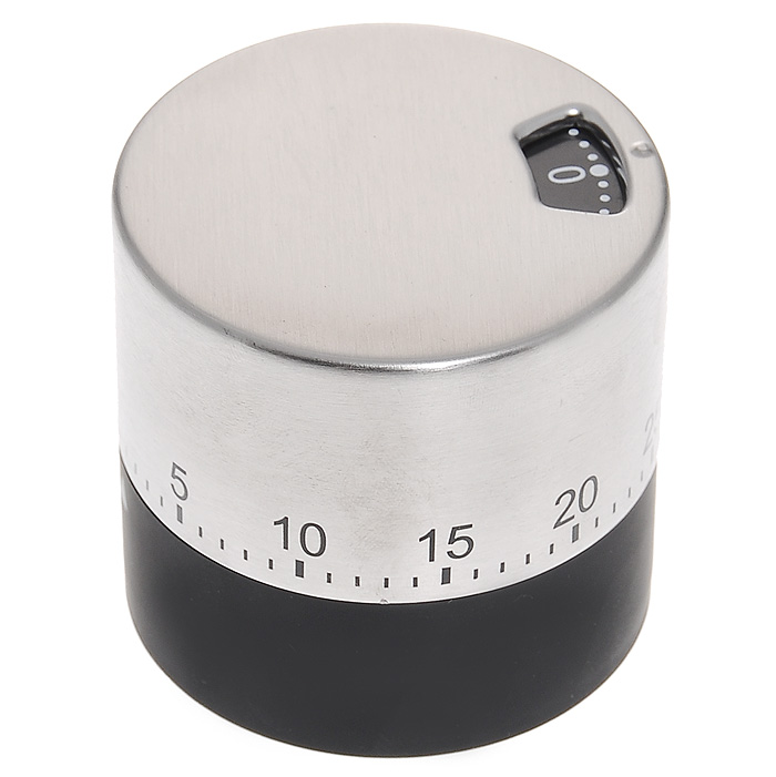 Таймер Cylinder0801130 Таймер Cylinder0801130Механический таймер Cylinder станет вашим надежным помощником на кухне. Максимальное время, на которое вы можете поставить таймер, составляет 60 минут. Оригинальный дизайн таймера украсит интерьер любой современной кухни, и теперь вы сможете без труда вскипятить молоко, отварить пельмени или вовремя вынуть из духовки аппетитный пирог. Таймер громко зазвенит, когда блюдо будет готово, поэтому вы можете себе позволить отвлечься на любимый фильм, не опасаясь, что у вас что-то подгорит или переварится. Характеристики: Материал: нержавеющая сталь, пластик. Диаметр таймера: 6 см. Высота таймера: 6 см. Размер упаковки: 6,5 см х 6,5 см х 6 см. Артикул: 0801130.