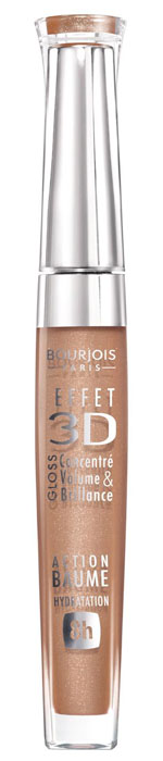 Bourjois Блеск для губ Effet 3D, тон №33 (Brun Poetic), 5,7 мл341330-341333 Bourjois Блеск для губ Effet 3D, тон №33 (Brun Poetic), 5,7 мл341330-341333Блеск Bourjois Effet 3D увлажняет губы просто блестяще! Увлажнение в течение 8 часов и действие бальзама. Блеск для губ, в формулу которого специалисты включили не только натуральные масла, но и объемный гель, микрокристаллический восковый наполнитель и антиоксиданты. Комбинация микрокристаллов воска и объемного геля, благодаря высочайшему отражающему и преломляющему эффекту создают иллюзию заметного увеличения объема губ, а минеральный комплекс и витамины Е и С обеспечивают надежную защиту кожи губ от отрицательных атмосферных воздействий.