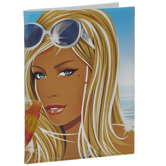 Обложка для автодокументов Perfecto Summer. VD-GL-43VD-GL-43 Обложка для автодокументов Perfecto Summer. VD-GL-43VD-GL-43Оригинальная обложка для автодокументов Summer выполнена из натуральной кожи и оформлена изображением девушки с мороженым. Внутри содержится съемный блок из шести прозрачных файлов из мягкого пластика и четыре кармашка для пластиковых карт. Обложка для автодокументов не только поможет сохранить внешний вид ваших документов и защитит их от повреждений, но и станет стильным аксессуаром, идеально подходящим вашему образу. Характеристики: Материал: натуральная кожа, пластик. Размер обложки: 9,5 см х 13,2 см. Размер упаковки: 11 см х 1 см х 14 см. Артикул: VD-GL-43.