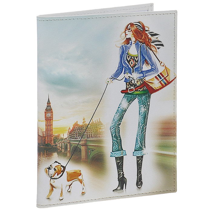 Обложка для паспорта Perfecto London. PS-GL-0034PS-GL-0034 Обложка для паспорта Perfecto London. PS-GL-0034PS-GL-0034Стильная обложка London выполнена из натуральной кожи и оформлена изображением девушки с собачкой на фоне Биг Бена. На внутреннем развороте - два кармашка из прозрачного пластика. Обложка не только поможет сохранить внешний вид ваших документов и защитит их от повреждений, но и станет стильным аксессуаром, который подчеркнет ваш неповторимый стиль. Характеристики: Материал: натуральная кожа, пластик. Размер обложки: 9,5 см х 13,7 см. Размер упаковки: 11 см х 14,5 см х 1 см. Артикул: PS-GL-0034.