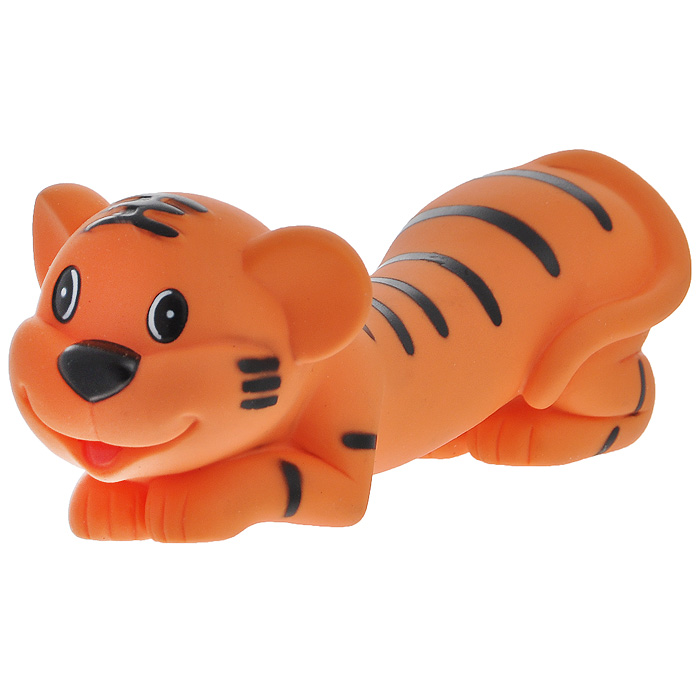 Игрушка для собак Ziver Тигр папа, с пищалкой, цвет: оранжевый, длина 16 см40.ZV.063 Игрушка для собак Ziver Тигр папа, с пищалкой, цвет: оранжевый, длина 16 см40.ZV.063Игрушка для собак Ziver Тигр папа изготовлена из винила и латекса с использованием только безопасных, не токсичных красителей. Забавный лежащий тигр при надавливании или захвате пастью пищит. Привлечет внимание вашего любимца, позволит весело провести ему время, не навредит здоровью, а также поможет вам сохранить в целости личные вещи и предметы интерьера. Размер: 16 см х 6 см х 6 см.