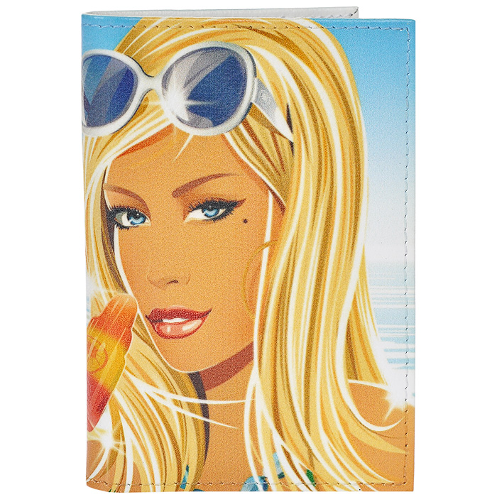 Визитница Perfecto Summer. VZ-GL-0043VZ-GL-0043 Визитница Perfecto Summer. VZ-GL-0043VZ-GL-0043Стильная вертикальная визитница Summer выполнена из натуральной кожи и оформлена изображением блондинки. Внутри содержится блок из прозрачного пластика на 18 визиток. Визитница Summer - это не только практичная вещь для хранения пластиковых карт, но и модный аксессуар, который понравится каждой девушке.