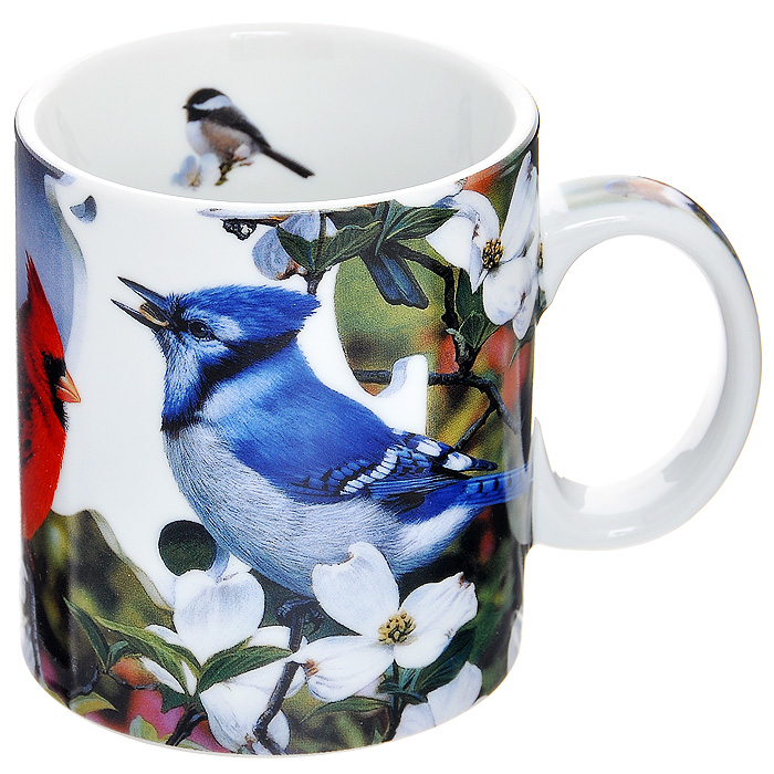 Кружка Backyard Birds, 425 мл14171 Кружка Backyard Birds, 425 мл14171Кружка Backyard Birds изготовлена из высококачественного фарфора белого цвета. Она оформлена репродукцией картины Backyard Birds американского художника Рассела Кобейна. Такая кружка будет прекрасным подарком для почитателей творчества этого художника и просто ценителей всего прекрасного. Характеристики: Материал: фарфор. Объем кружки: 425 мл. Диаметр кружки по верхнему краю: 9 см. Высота кружки: 10 см. Размер упаковки: 12,5 см х 10 см х 11 см. Производитель: США. Изготовитель: Китай. Артикул: 14171.