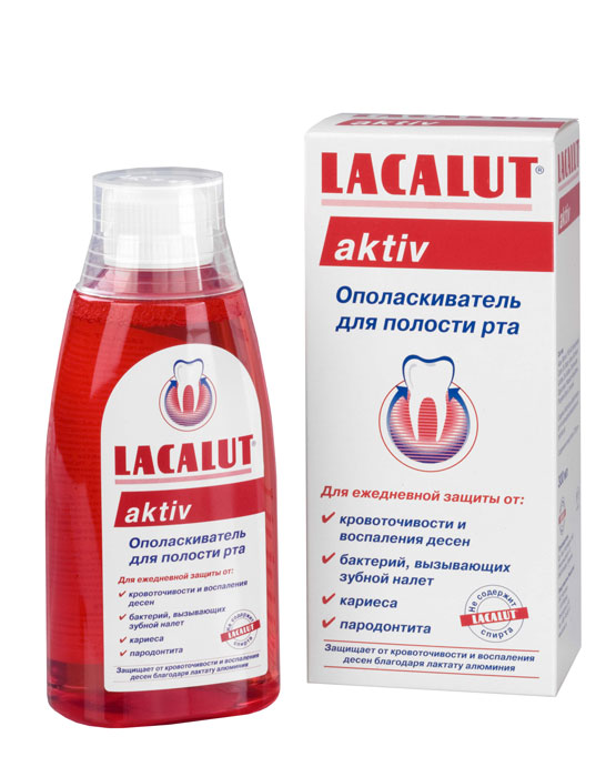 Lacalut Ополаскиватель для рта Aktiv, 300 мл15980525 Lacalut Ополаскиватель для рта Aktiv, 300 мл15980525Ополаскиватель Lacalut Aktiv готовый к употреблению ополаскиватель с мощным вяжущим эффектом. Предотвращает кровоточивость и воспаление десен. Оказывает стойкий антибактериальный эффект.