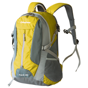 Рюкзак городской KingCamp Peach 28L, цвет: желтыйУТ-000055714 Рюкзак городской KingCamp Peach 28L, цвет: желтыйУТ-000055714Рюкзак городской KingCamp Peach 28L с системой вентиляции спины выполнен из водонепроницаемого материала. Состоит рюкзак из большого отделения с карманом для ноутбука и боковыми карманами. Отделение закрывается на застежки-молнии. Также рюкзак имеет крепеж для инструмента, накидку от дождя, выход для наушников.