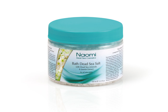 Naomi Соль Мертвого моря, с экстрактом жасмина, 350 млKM 0014 Naomi Соль Мертвого моря, с экстрактом жасмина, 350 млKM 0014Соль для ванн Naomi - это уникальное сочетание минералов и микроэлементов Мертвого моря, известных своим благотворным воздействием на кожу, нервную систему и организм в целом. Ванны с добавлением этой соли снимет напряжение, расслабят мышцы, успокоят нервную систему, смягчат кожу, будут полезны при псориазе, дерматите, экземе, себорее и т.д. Растворенные в воде натуральные минералы разглаживают кожу, восстанавливают ее естественный баланс.