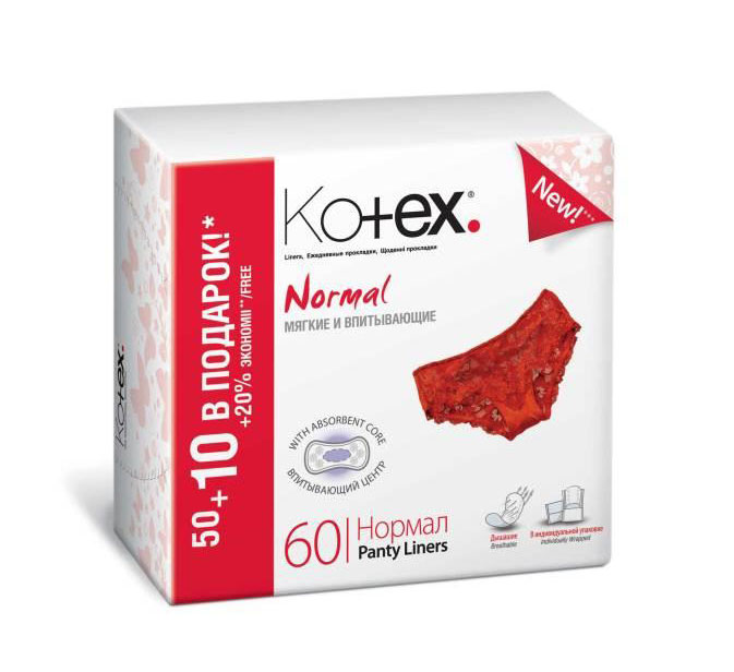 Kotex   Normal, 60  - Kotex2606119933  Kotex Normal      .      .           ,               ,      .