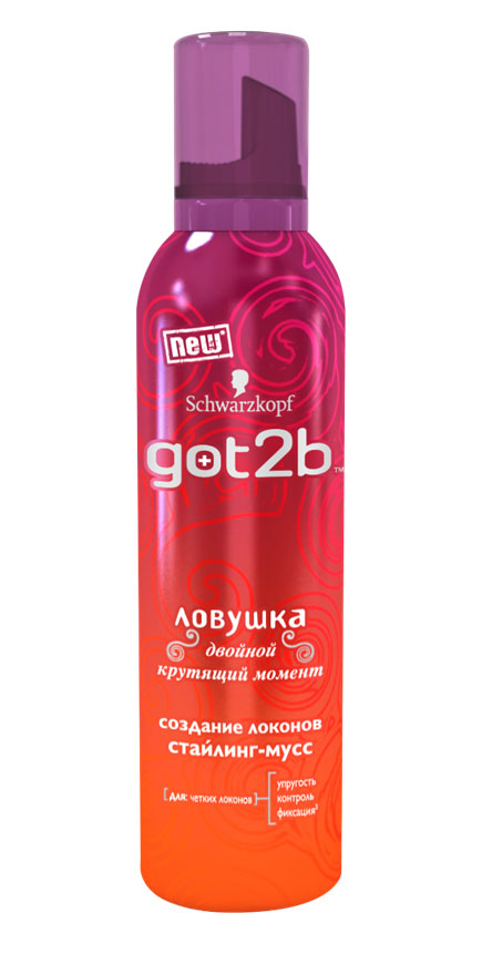 Got2b Стайлинг-мусс Ловушка, 250 мл9045035 Got2b Стайлинг-мусс Ловушка, 250 мл9045035Заставь непослушные локоны взмыть вверх и закрутиться не по-детски! Новый прокаченный мусс Got2b Ловушка с двойным крутящим моментом легко укротит и придаст четкость локонам. Скажи прощай строптивым кудряшкам и приготовься к созданию роскошных блестящих локонов невиданной упругости. Объем: 250 мл. Товар сертифицирован.