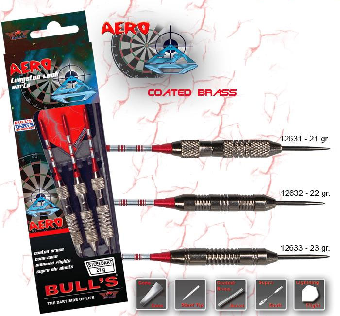 Дротик Bulls Aero, 22 г12632 Дротик Bulls Aero, 22 г12632Комплект дротиков для опытных игроков, изготовленный из латуни с никелированным покрытием. Дизайн вольфрамовых дротиков. Предназначены для игры в классический дартс. Возврат товара возможен только при наличии заключения сервисного центра. Время работы сервисного центра: Пн-чт: 10.00-18.00 Пт: 10.00- 17.00 Сб, Вс: выходные дни Адрес: ООО ГАТО, 121471, г.Москва, ул. Петра Алексеева, д 12., тел. (495)232-4670, gato@gato.ru Характеристики: Материал: латунь, никель. Количество в упаковке: 3 шт. Размер дротика: 11,5 см х 0,7 см х 0,7 см. Размер хвостовика: 4,4 см х 3,6 см х 0,1 см. Размер упаковки: 21 см х 6,5 см х 2 см.