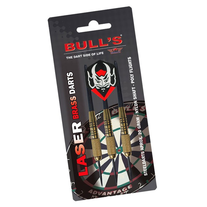Дротик Bulls Laser, 20 г, 3 шт10999 Дротик Bulls Laser, 20 г, 3 шт10999Комплект дротиков для начинающих игроков. Хвостовик вращается. Каждый дротик изготовлен из латуни. Возврат товара возможен только при наличии заключения сервисного центра. Время работы сервисного центра: Пн-чт: 10.00-18.00 Пт: 10.00- 17.00 Сб, Вс: выходные дни Адрес: ООО ГАТО, 121471, г.Москва, ул. Петра Алексеева, д 12., тел. (495)232-4670, gato@gato.ru Характеристики: Материал: латунь, пластик. Количество в упаковке: 3 шт. Вес: 20 г. Размер дротика: 12,5 см х 0,7 см х 0,7 см. Размер хвостовика: 4,5 см х 3 см х 0,1 см. Размер упаковки: 19 см х 9 см х 1 см.