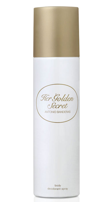 Antonio Banderas Дезодорант-спрей Her Golden Secret, 150 мл65072327 Antonio Banderas Дезодорант-спрей Her Golden Secret, 150 мл65072327Композиция открывается интенсивными и соблазнительными фруктовыми нотами бергамота, мандарина, яблока и персика. В сердце букет из гардении и флердоранжа украшен свежими штрихами черной смородины. База аромата включает древесные ноты пачули и кедра, дополненные оттенками бобов тонка, ванили и мускуса. Верхняя нота: Бергамот, персик, яблоко Средняя нота: Ежевика, гардения, цветы апельсина Шлейф: Бобы тонка, кедровое дерево, ваниль, пачули, мускус Бензоин - аккорд страсти. Главный ингредиент аромата Нанести на кожу, избегая попадания в глаза.