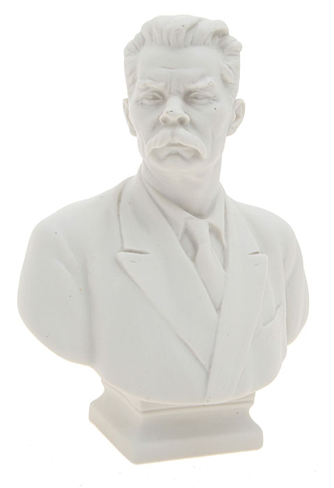 Бюст Максим Горький. Бисквит. СССР, ЛФЗ, 1950 - 1960-е гг.ОС27728 Бюст Максим Горький. Бисквит. СССР, ЛФЗ, 1950 - 1960-е гг.ОС27728Бюст Максим Горький. Бисквит. СССР, ЛФЗ, 1950 - 1960-е гг. Высота 20,5 см. Сохранность хорошая. Без клейма. Автор оригинальной модели - скульптор Василий Гаврилович Стамов (1914—1993).