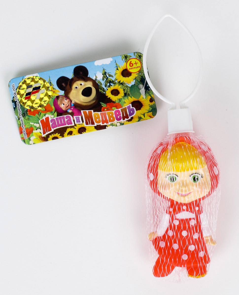 Игрушка для ванны Маша и медведь Маша, 10,5 см35R Игрушка для ванны Маша и медведь Маша, 10,5 см35RОчаровательная игрушка для ванны Маша и медведь Маша непременно понравится вашему ребенку и превратит купание в веселую игру! Игрушка выполнена из безопасного ПВХ в виде Маши - главной героини популярного мультсериала Маша и Медведь. Если сжать игрушку, раздастся веселый писк. Оригинальный стиль и великолепное качество исполнения делают эту игрушку чудесным подарком к любому празднику, а жизнерадостный образ представит такой подарок в самом лучшем свете. Характеристики: Рекомендуемый возраст: от 6 месяцев. Высота игрушки: 10,5 см. Изготовитель: Китай.