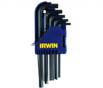 Набор коротких шестигранников Irwin, 10 штT10755 Набор коротких шестигранников Irwin, 10 штT10755Набор длинных шестигранников Irwin изготовлен из высокопрочной хромованадиевой стали. Черное окисное опыление и закаленная сталь для прочного захвата и удерживания болтов.