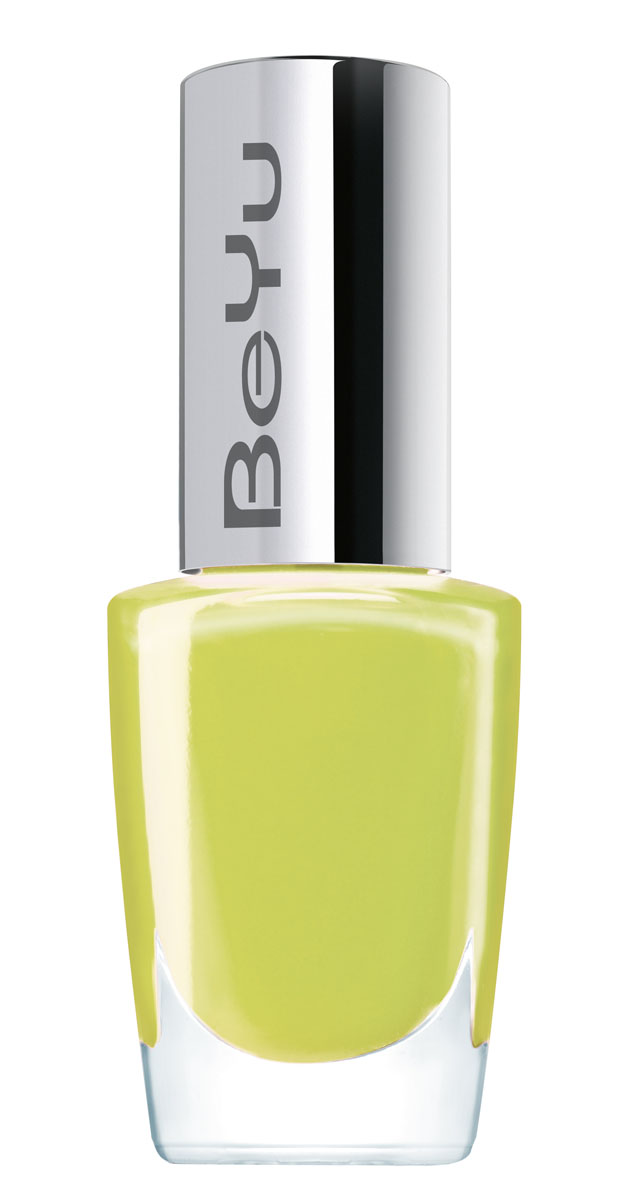 BeYu Стойкий лак для ногтей Long-Lasting, тон №261, желто-зеленый, 8 мл310.261 BeYu Стойкий лак для ногтей Long-Lasting, тон №261, желто-зеленый, 8 мл310.261Долго держащийся лак для ногтей BeYu Long-Lasting, в новом дизайне и с улучшенной текстурой. Новая структура лака Long-Lasting гарантирует идеально гладкий и ровный маникюр. Благодаря улучшенной форме кисточки нанесение стало более комфортным и простым. Кисточка имеет плоскую и одновременно широкую форму, благодаря чему нанесение лака, даже для непрофессионалов, происходит равномерно и точно. Текстура лака и кисточка идеально сочетаются между собой. Лак наносится максимум в два слоя, текстура идеально покрывает ногти и придает им бриллиантовый, ультра сияющий цвет. Этот лак для ногтей быстро сохнет и держится, благодаря своей супер стойкости, очень долго. Завершается повторный выпуск ряда лаков для ногтей BeYu простой формой флакона. Супер стойкий. Быстро сохнет. Характеристики: Объем: 8 мл. Тон: №261 (желто-зеленый). Артикул: 310.261. Производитель: Германия. Товар сертифицирован.