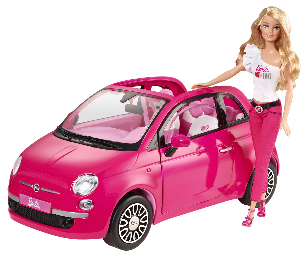 Barbie Игровой набор с куклой Машина БарбиY6857 Barbie Игровой набор с куклой Машина БарбиY6857Яркая машинка Barbie Фиат идеально подходит для такой модницы, как Барби! Выполненный в любимом маленькими модницами розовом цвете и с реалистичной точностью, автомобиль так и зовет скорее прокатиться. Фиат имеет сверкающие металлические диски и голографические фары. Открытый верх позволяет Барби колесить по городу под солнечными лучами, демонстрируя свой новый сказочный автомобиль. В наборе кукла Барби в прекрасном летнем наряде: белой кофточке и розовых штанах. Образ дополняют розовые солнечные очки. Ваша малышка с удовольствием будет катать куколку в машинке, придумывая различные истории. Порадуйте ее таким замечательным подарком!