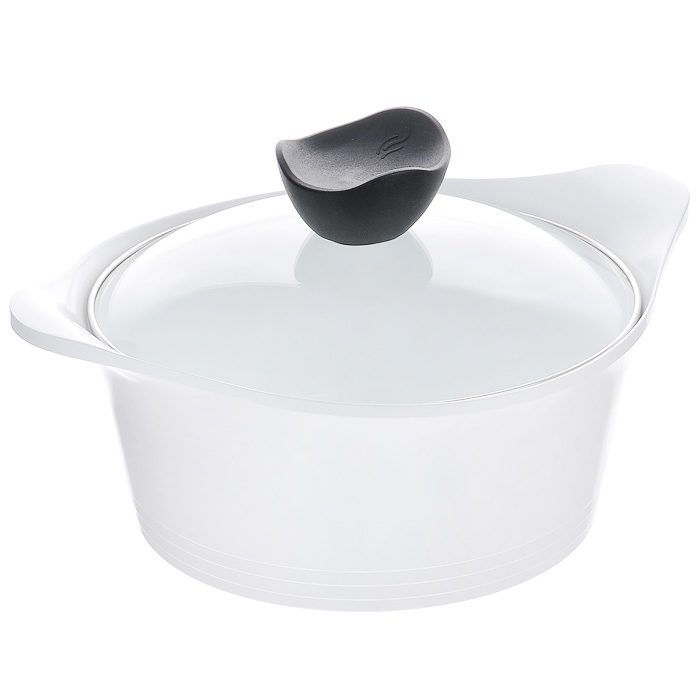 Кастрюля Frybest Fleur De Lys с крышкой, 2,4 л, цвет: белый. FDL-C20FDL-C20 Кастрюля Frybest Fleur De Lys с крышкой, 2,4 л, цвет: белый. FDL-C20FDL-C20Практичная и удобная кастрюля Frybest Fleur De Lys прекрасно подойдет приготовления различных каш, супов, соусов и других вкусных блюд. Кастрюля изготовлена из высококачественного литого алюминия с керамическим покрытием Ecolon как внутри, так и снаружи. Это покрытие является экологичным, так как состоит только из натуральных компонентов, таких как камень и песок. Благодаря этому в процессе приготовления пищи посуда не выделяет вредные вещества. Инновационное антипригарное покрытие позволяет готовить практически без масла и предохраняет продукты от пригорания. Слой анионов (отрицательно заряженных ионов) обладает антибактериальными свойствами. Они намного дольше сохраняют приготовленную пищу свежей. Также покрытие обладает непревзойденной прочностью и устойчивостью к царапинам, поэтому во время готовки можно использовать металлические аксессуары. Благодаря такому покрытию кастрюлю легко мыть после использования. Кастрюля имеет специальное утолщенное дно для идеальной...