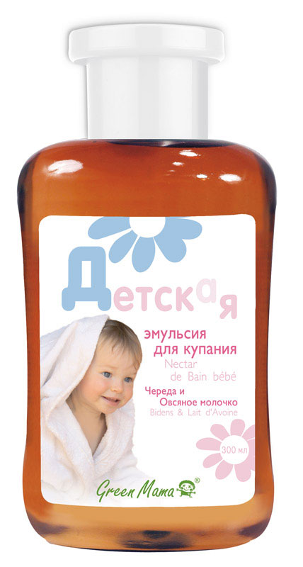 Детская эмульсия для купания Череда и овсяное молочко, 300 мл281 Детская эмульсия для купания Череда и овсяное молочко, 300 мл281Малыши тонко чувствуют происходящее в окружающем мире. Их нежная кожа требует заботы и ласки. Во время купания мамины руки смывают всё негативное, что извне атакует детский организм. Эта эмульсия мягко и тщательно очистит кожу ребёнка. Череда хорошо известна своими антибактериальными и противовоспалительными свойствами, эффективна при аллергии. Овсяное молочко, питающее и увлажняющее кожу, подчеркнёт её нежность и бархатистость. Ваш малыш полюбит купаться, вознаградив вас за заботу своей лучезарной улыбкой. Внимание! В зависимости от партии позиция может быть отправлена в упаковке с дозатором либо с откручивающейся крышечкой.