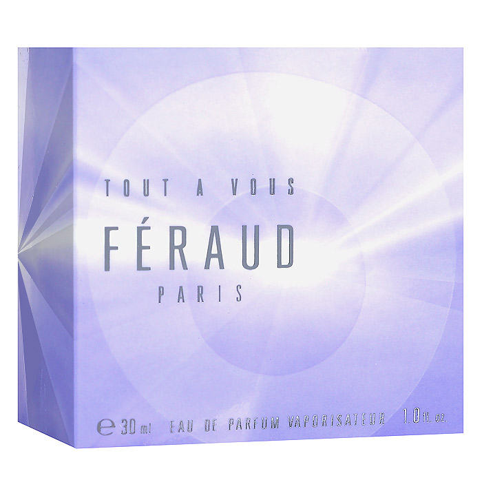 Louis Feraud Парфюмерная вода Tout A Vous, 30 млFERTAV270001 Louis Feraud Парфюмерная вода Tout A Vous, 30 млFERTAV270001У всех нас есть свои воспоминая о юности и первой любви... Они такие нежные, чувственные, и трогательные, что, думая о прошлом, мы часто не в силах скрыть улыбку. Новый аромат Tout A Vous от Feraud воспевает любовь и жизнь, пробуждая воспоминания, которые мы бережем. Аромат Tout A Vous напоминает нам о самых сокровенных моментах в нашей жизни, о первом поцелуе, первой любви. Может, этот парфюм и не назовешь необычным, но то, что он, несмотря на свою нежность, сразу же обращает на себя внимание, даже не сомневайтесь. Классификация аромата : древесный, цветочный. Пирамида аромата : Верхние ноты: грейпфрут, бергамот, розовый перец. Ноты сердца: гардения, жасмин, цветок лотоса. Ноты шлейфа: сандал, ветивер, мускус. Ключевые слова Роскошный, пышный, чувственный!