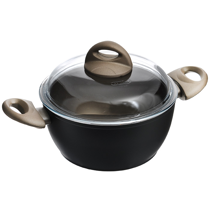 Кастрюля Flonal Palladium Terrae с крышкой, цвет: черный, бежевый, 4,5 лPT5243 Кастрюля Flonal Palladium Terrae с крышкой, цвет: черный, бежевый, 4,5 лPT5243Кастрюля Flonal Palladium Terrae выполнена из алюминия методом холодной ковки со сверхпрочным антипригарным покрытием бежевого цвета Teflon Select DuPont. Изделие изготовлено по современной уникальной технологии и обладает существенными преимуществами. Основные преимущества покрытия Teflon Select DuPont: - не содержит PFOA (политетрафторэтилен) - токсичное вещество, используемое как увлажнитель при нанесении дешевых видов антипригарных покрытий; - на 33% улучшена износостойкость антипригарного покрытия; - улучшенное трехслойное антипригарное покрытие; - сверхпрочное: не царапается и имеет длительный срок службы; - не теряет цвет, не деформируются и не меняют внешний вид при долголетнем использовании и мытье; - обеспечивает равномерное распределение температуры при приготовлении пищи, надолго удерживая тепло; - позволяет готовить пищу с использованием минимального количества жира или масла, что позволяет готовить менее калорийную и...