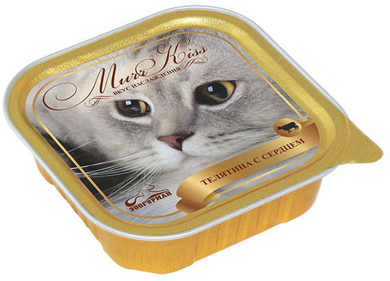 Консервы для кошек Зоогурман Murr Kiss, с телятиной и сердцем, 100 г8788 Консервы для кошек Зоогурман Murr Kiss, с телятиной и сердцем, 100 г8788Полноценный корм Зоогурман Murr Kiss - совершенное сочетание высшего качества и разнообразия вкусов. В составе корма правильный баланс ингредиентов, белков и питательных веществ, обогащенных витаминами. Состав: телятина, говядина, сердце говяжье, индейка, гемоглобин, сухая сыворотка, пищевая клетчатка, экстракт водорослей, дрожжевой экстракт, витаминно-минеральный комплекс. Пищевая ценность в 100 г: сырой протеин 11%, сырой жир 6%, клетчатка 0,5%, влага 78%. Добавки: Витамин А 1250 МЕ/кг, Витамин D3 250 МЕ/кг, Витамин Е 30 мг/кг. Энергетическая ценность: 100 ккал. Вес: 100 г. Товар сертифицирован.