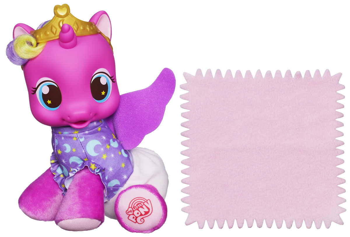 My Little Pony Принцесса Скайла с аксессуаром27858 My Little Pony Принцесса Скайла с аксессуаром27858Игрушка My Little Pony Принцесса Скайла привлечет внимание вашей малышки. Игрушка выполнена из мягкого пластика и текстильных материалов в виде симпатичной маленькой пони. Если нажать на кнопку, расположенную на ножке пони, она произносит несколько фраз. В комплект с игрушкой входит небольшая пеленочка. Игра с Принцессой Скайлой разовьет в вашей малышке фантазию и любознательность, поможет овладеть навыками общения и научит ролевым играм, воспитает чувство ответственности и заботы. Порадуйте ее таким великолепным подарком! Характеристики: Материал: текстиль, пластик. Высота пони: 22 см. Размер упаковки: 19 см х 12 см х 25 см. Изготовитель: Китай.