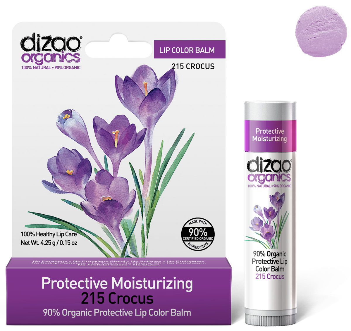 Отзывы Dizao Organics Органический бальзам для губ 