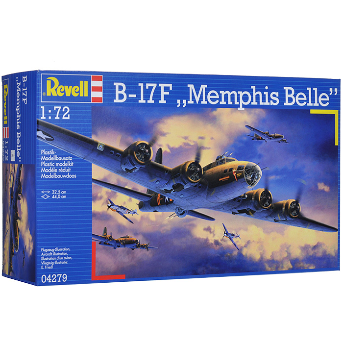   Revell  B-17F Memphis Belle - Revell04279R  Revell  B-17F Memphis Belle           .     235  ,          .       .       ,    ,          .
