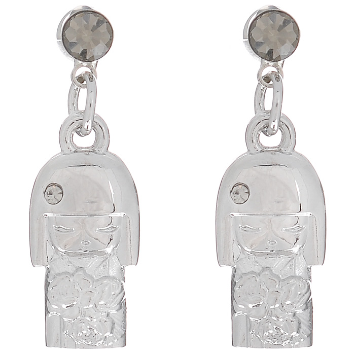 Серьги женские Kimmidoll Наоми (Красота), цвет: серебристый. KF0869KF0869 Серьги женские Kimmidoll Наоми (Красота), цвет: серебристый. KF0869KF0869Очаровательные серьги, выполненные в виде куколки Наоми из высококачественного металла, оформлены кристаллами Swarovski и упакованы в подарочную коробку. Такие серьги с лазерной гравировкой прекрасно подойдут к любому образу. Серьги фиксируются с помощью металлического замочка-гвоздика. Привет, меня зовут Наоми! Я талисман подлинной красоты. Мой Дух - гордый и вызывающий. Любя себя таким, каким вы есть, и, принимая каждый недостаток и несовершенство, как неотъемлемую часть нашей жизни, ваша честность раскрывает мой красивый и честный дух. Можете всегда гордиться собой, оставаясь самим собой и не меняя своих взглядов. Характеристики: Материал: металл, кристаллы Swarovski. Цвет: серебристый. Размер подвески-куколки: 1,7 см х 1 см х 0,3 см. Общая длина серьги: 2,5 см. Размер упаковки: 7 см x 5 см x 3 см. Производитель: Китай. Артикул: KF0869.