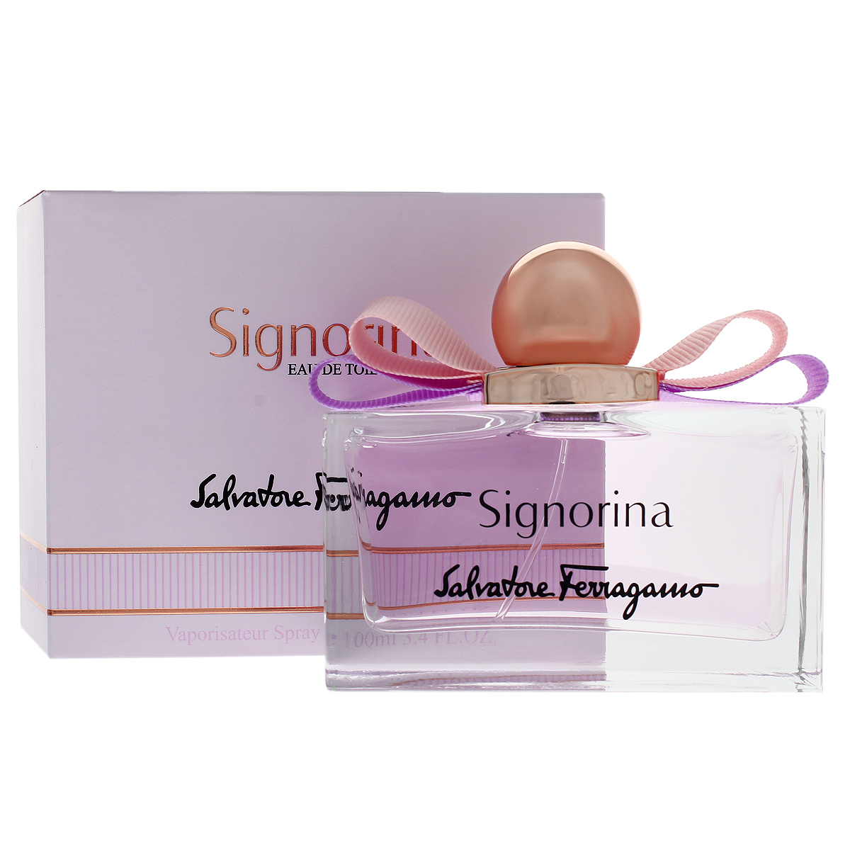 Salvatore Ferragamo Туалетная вода Signorina, женская, 100 мл41302F Salvatore Ferragamo Туалетная вода Signorina, женская, 100 мл41302FSignorina - быть дерзкой и смелой, быть элегантной и утонченной, беззаботной, легкомысленной и такой влюбленной в жизнь! Быть самой модной и стильной - быть такой, как роскошная Signorina! Она - воплощение подлинного итальянского колорита, артистизма и шика, безупречного стиля и откровенной чувственности. Ее женственность всегда сдержанна и элегантна, ее манеры и вкус - выше всяких похвал. Сколько лет этой свободолюбивой, эмансипированной особе, которая всегда поступает так, как ей вздумается?! Кто может знать? Она всегда будет Signorina! Классификация аромата : фруктовый, цветочный. Пирамида аромата : Верхние ноты: красная смородина, розовый перец. Ноты сердца: жасмин, пион, роза. Ноты шлейфа: пачули, десерт Панна Кота, мускус. Ключевые слова Изящный, роскошный, элегантный!