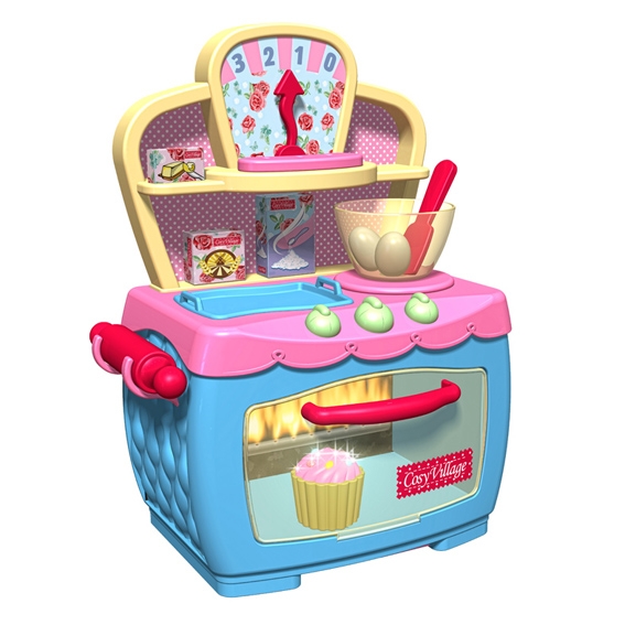 Игровой набор Волшебная электронная печка, 12 предметов1680379.00 Игровой набор Волшебная электронная печка, 12 предметов1680379.00Игровой набор Волшебная электронная печка привлечет внимание вашей маленькой хозяйки и не позволит ей скучать. Набор включает в себя духовой шкаф с крутящимися регуляторами температуры, пирожное, кекс, булочку, миску, скалку, лопатку, два яйца и другие продукты. Сверху над печкой расположены полочки, противень и весы для взвешивания продуктов. Эта печка подарит вашей малышке настоящие моменты волшебства! Представьте, вы ставите в духовку пирожное, а оно поднимается, как на дрожжах. Кладете туда кекс, и он начинает мигать огоньками. А булочка из белой становится золотистой! Элементы набора выполнены из прочного пластика и абсолютно безопасны для ребенка. С таким набором куколки вашей хозяюшки всегда будут сытыми! Характеристики: Материал: пластик, картон. Размер печки: 31 см x 25 см x 47 см. Размер упаковки: 30,5 см x 17,5 см x 35,5 см. Изготовитель: Китай. Необходимо докупить 3 батареи напряжением 1,5V...