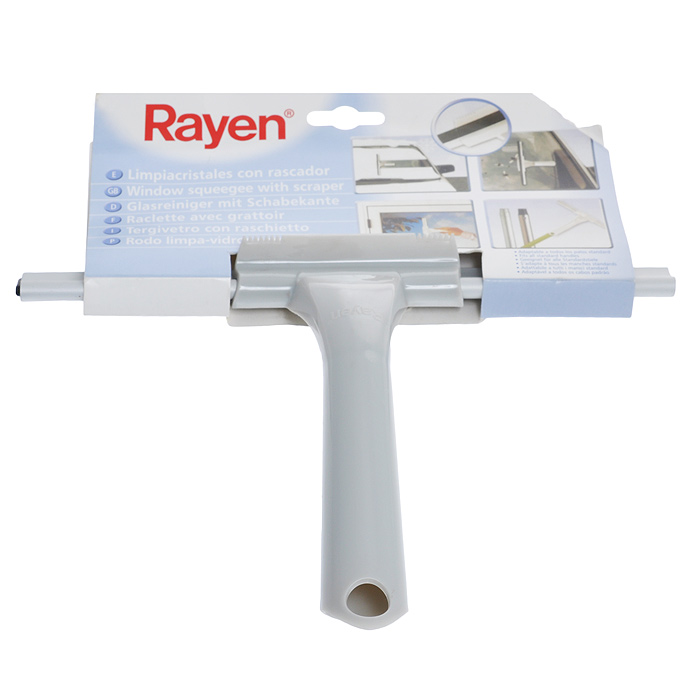Щетка для окон Rayen, длина 25 см37003197 Щетка для окон Rayen, длина 25 см37003197Щетка для окон Rayen подходит для эффективного удаления водных остатков или моющего раствора с вымытых стекол и других гладких поверхностей. Изготовлен из прочного пластика, насадка выполнена из высококачественной эластичной резины, что позволяет одним движением согнать воду. Характеристики: Материал: пластик, резина. Длина рабочей поверхности: 25 см. Размер упаковки: 30 см х 25 см х 4 см. Производитель: Испания. Артикул: 37003197.