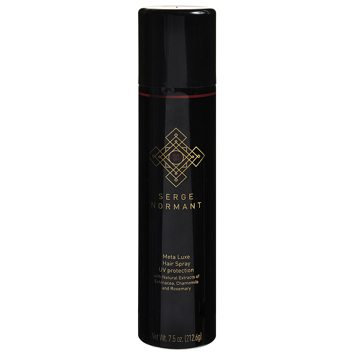 Serge Normant Лак для волос Meta Luxe Hair Spray, 212,6 мл1396418167 Serge Normant Лак для волос Meta Luxe Hair Spray, 212,6 мл1396418167Лак для волос Serge Normant Meta Luxe Hair Spray обеспечивает длительную невидимую фиксацию и сохраняет объем без утяжеления. Витамины питают и укрепляют волосы. Специальная формула защищает от УФ-лучей, сохраняя стойкость цвета. Экстракт коры кедра предотвращает склеивание волос, появление жесткости.