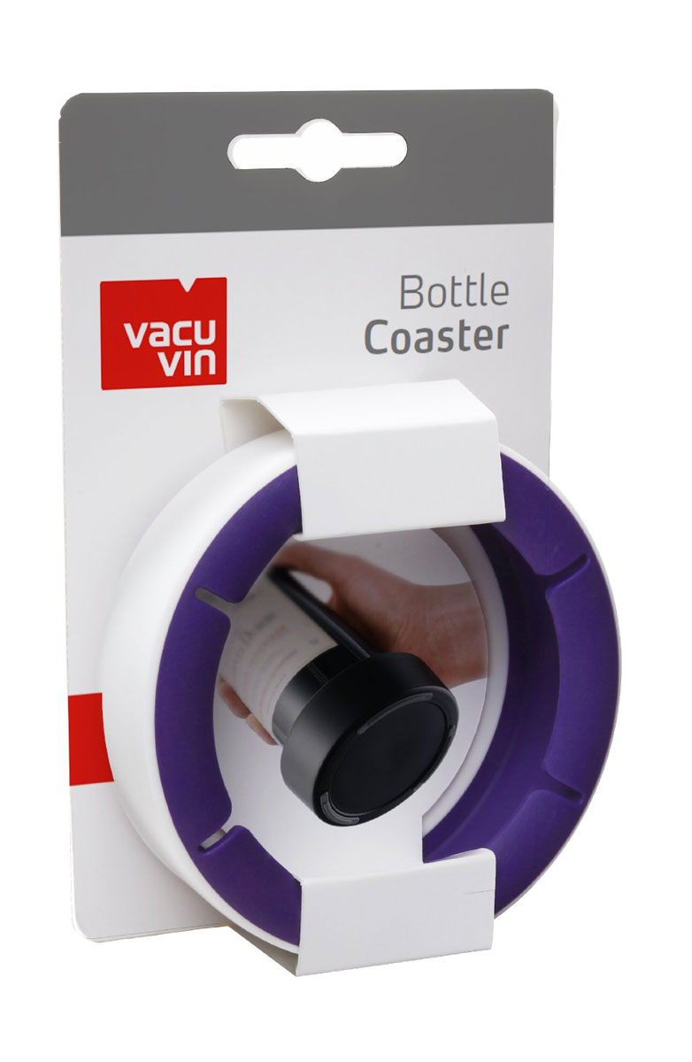 Подставка для сервировки бутылки VacuVin, 0,75 л1855260 Подставка для сервировки бутылки VacuVin, 0,75 л1855260Подставка под бутылку защитит Ваш стол от царапин и предотвратит появление пятен в форме кольца на его поверхности. Гибкая резиновая кромка обеспечивает плотное прилегание подставки к бутылке. Характеристики: Материал: пластик, резина. Размер мешка: 9,5 см x 9,5 см х 3 см. Размер упаковки: 15 см x 10 см x 3,5 см.