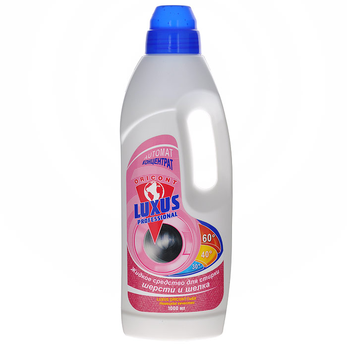 Жидкое средство для стирки шерсти и шелка Luxus Professional, 1 л25171 Жидкое средство для стирки шерсти и шелка Luxus Professional, 1 л25171Высокоэффективное жидкое средство Luxus Professional разработано специально для стирки изделий из шерсти, шелка и других высококачественных тканей. Не содержит хлора и других химически-агрессивных компонентов, благодаря чему не разрушается структура тканей. Средство подходит для всех типов стиральных машин и ручной стирки. Характеристики: Состав: вода, НПАВ (5-15%), фосфаты ( Объем: 1 л. Производитель: Россия. Артикул:25171. Товар сертифицирован.