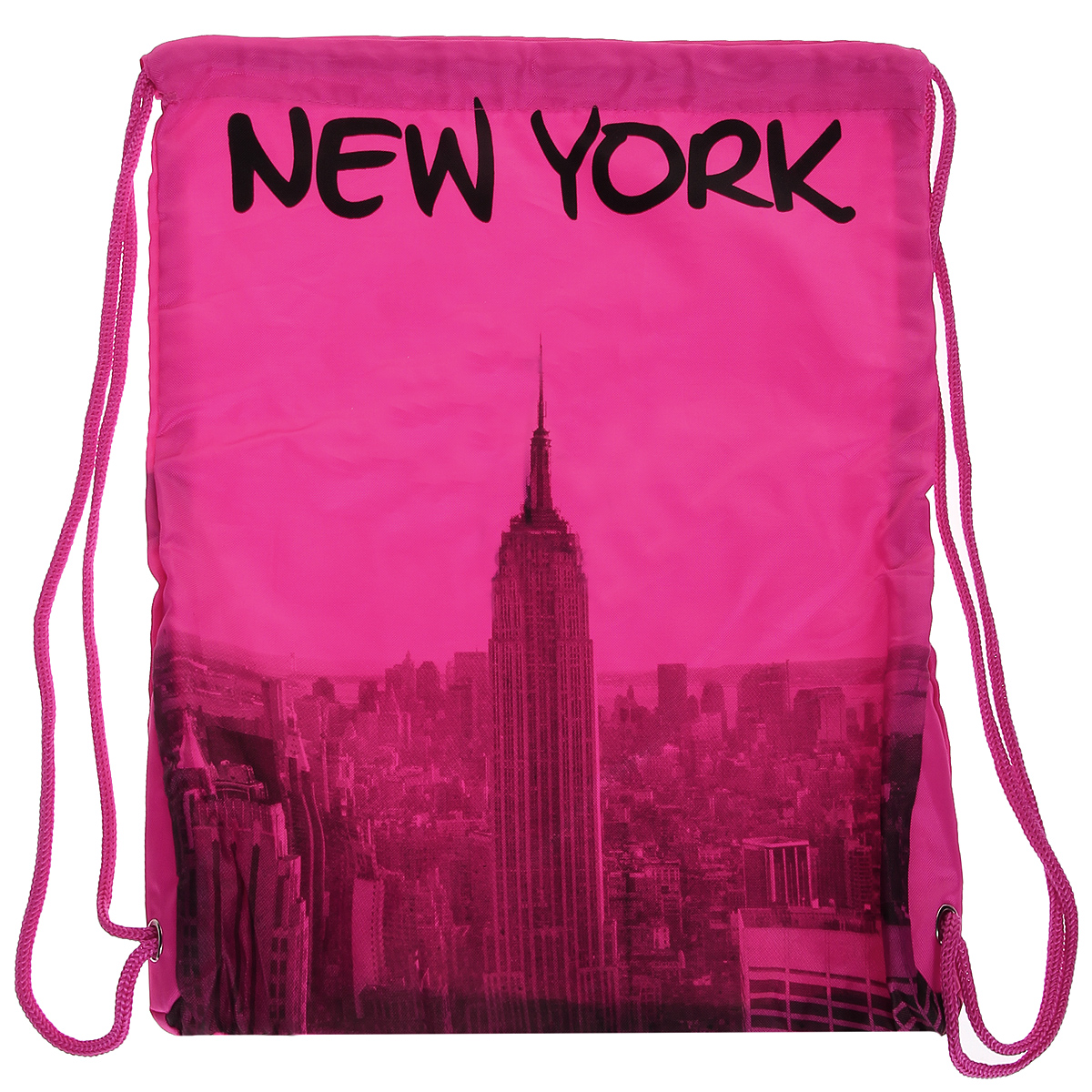 Сумка женская Robin Ruth New York, цвет: розовый. BNY614-CBNY614-C Сумка женская Robin Ruth New York, цвет: розовый. BNY614-CBNY614-CСтильная женская сумка выполнена из полиэстера розового цвета и оформлена принтом в виде надписей New York. Сумка состоит из одного основного отделения, которое затягивается шнурком. Такая сумка идеально дополнит ваш образ. Характеристики: Цвет: розовый. Материал: полиэстер. Размер сумки (без учета ручки): 34 см х 43 см х 2 см. Изготовитель: Китай. Артикул: BNY614-C.