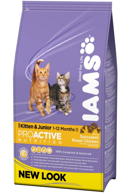 Корм сухой Iams Kitten для котят и кошек во время беременности и лактации, с курицей, 10 кг81026001 Корм сухой Iams Kitten для котят и кошек во время беременности и лактации, с курицей, 10 кг81026001Сухой корм Iams Kitten является полноценным сбалансированным питанием для котят от 1 до 12 месяцев, беременных и лактирующих кошек. Не содержит искусственных красителей, консервантов и вкусовых добавок. Iams дает вашей кошке все необходимые питательные вещества для поддержания все 7 признаков здорового животного: - Хорошее пищеварение: пребиотики и пульпа сахарной свеклы поддерживают развитие пищеварительной системы вашего котенка. - Сильная иммунная система: корм обогащен антиоксидантами, которые способствуют поддержанию сильной иммунной системы. - Оптимальный рост: высококачественные белки способствуют росту и развитию сильной мускулатуры вашего котенка. - Здоровье кожи и шерсти: содержание Омега-6 и Омега-3 жирных кислот для здоровья кожи и блеска шерсти. - Отличное зрение: докозагексаеновая (DHA) кислота ряда Омега-3 способствует развитию органов зрения. - Способность к обучению: докозогексаеновая (DHA) кислота ряда Омега-3 способствует...