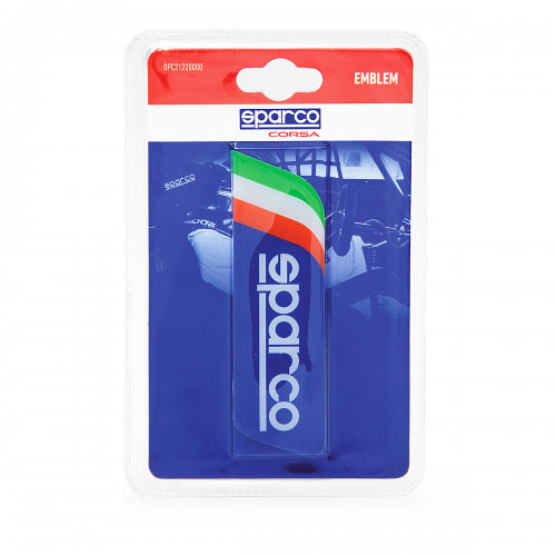 Эмблема с логотипом Sparco, самоклеящаяся, цвет: синий. SPC/EMB-002 BLSPC/EMB-002 BL Эмблема с логотипом Sparco, самоклеящаяся, цвет: синий. SPC/EMB-002 BLSPC/EMB-002 BLЭмблема с логотипом Sparco выполнена в фирменном дизайне Sparco и украшена изображением итальянского флага. Это лакированная объемная эмблема с эффектом 3D. На поверхность эмблема надежно крепится при помощи самоклеящейся основы. Традиционно ее устанавливают на багажник автомобиля или любую другую плоскость кузова, но при желании ею можно украсить и интерьер автомобиля. Эмблема с логотипом Sparco подчеркнет динамичный характер автомобиля и придаст ему яркие и запоминающиеся черты. Характеристики: Материал: бумага. Цвет: синий. Размер эмблемы: 12 см х 3,5 см. Размер упаковки: 2 см х 15 см х 9 см. Артикул: SPC/EMB-002 BL.