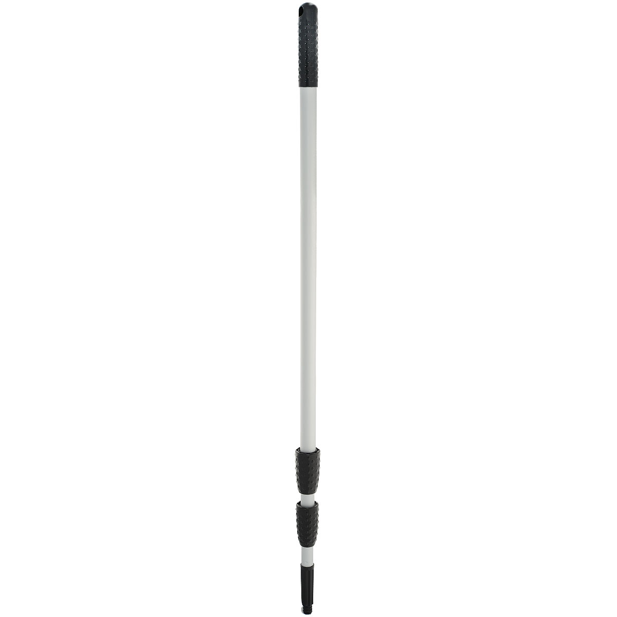 Рукоятка телескопическая Libman, алюминиевая, длина 1,5 м. 612612 Рукоятка телескопическая Libman, алюминиевая, длина 1,5 м. 612612Телескопическая рукоятка Libman изготовлена из алюминия серебристого цвета и оснащена пластиковыми вставками с резьбой. Крепкий замок фиксирует рукоятку при раскладывании. На рукоятке имеется отверстие, за которое изделие можно подвесить в любое удобное место.