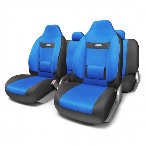 Набор ортопедических авточехлов Autoprofi Comfort, для кресел с литыми подголовниками, велюр, цвет: черный, синий, 11 предметов. Размер MCOM-1105H BK/BL (M) Набор ортопедических авточехлов Autoprofi Comfort, для кресел с литыми подголовниками, велюр, цвет: черный, синий, 11 предметов. Размер MCOM-1105H BK/BL (M)Анатомическое авточехлы Comfort спроектированы специально для автомобильных кресел с литыми подголовниками. Встроенный поясничный упор и боковая поддержка спины чехлов придают передним креслам автомобиля эргономичную форму, за счет чего посадка водителя и пассажира становится более естественной и удобной. В качестве внешнего материала в чехлах Comfort используется жаропрочный велюр, который не электризуется и не выцветает на солнце. Основные особенности авточехлов Comfort: - боковая поддержка спины; - 3 молнии в спинке заднего ряда; - боковая поддержка спины; - карманы в спинках передних сидений; - крепление передних спинок липучками; - литые подголовники; - поясничный упор; - предустановленные крючки на широких резинках; - использование с боковыми airbag; - толщина поролона: 5 мм. Комплектация: - 1 сиденье заднего ряда; - 1 спинка заднего ряда; - 2 сиденья переднего...