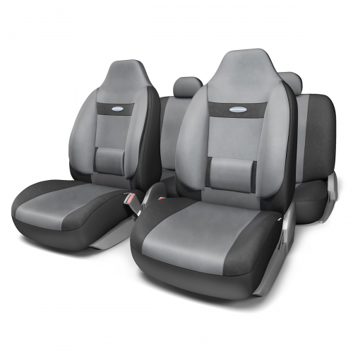 Набор ортопедических авточехлов Autoprofi Comfort, для кресел с литыми подголовниками, велюр, цвет: черный, темно-серый, 11 предметов. Размер MCOM-1105H BK/D.GY (M) Набор ортопедических авточехлов Autoprofi Comfort, для кресел с литыми подголовниками, велюр, цвет: черный, темно-серый, 11 предметов. Размер MCOM-1105H BK/D.GY (M)Анатомическое авточехлы Comfort спроектированы специально для автомобильных кресел с литыми подголовниками. Встроенный поясничный упор и боковая поддержка спины чехлов придают передним креслам автомобиля эргономичную форму, за счет чего посадка водителя и пассажира становится более естественной и удобной. В качестве внешнего материала в чехлах Comfort используется жаропрочный велюр, который не электризуется и не выцветает на солнце. Основные особенности авточехлов Comfort: - боковая поддержка спины; - 3 молнии в спинке заднего ряда; - боковая поддержка спины; - карманы в спинках передних сидений; - крепление передних спинок липучками; - литые подголовники; - поясничный упор; - предустановленные крючки на широких резинках; - использование с боковыми airbag; - толщина поролона: 5 мм. Комплектация: - 1 сиденье заднего ряда; - 1 спинка заднего ряда; - 2 сиденья переднего...