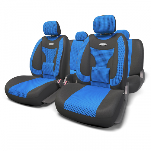 Набор ортопедических авточехлов Autoprofi Extra Comfort, формованный велюр, цвет: черный, синий, 11 предметов. Размер MECO-1105 BK/BL (M) Набор ортопедических авточехлов Autoprofi Extra Comfort, формованный велюр, цвет: черный, синий, 11 предметов. Размер MECO-1105 BK/BL (M)Эргономичные авточехлы Extra Comfort разработаны с учетом анатомических особенностей человеческого тела, за счет чего снижают утомляемость от продолжительных поездок. Объемные боковые подушки чехлов помогают уменьшить нагрузку на мышечный корсет и суставы в поворотах, а поясничный упор делает осанку более естественной. Формованный велюр чехлов придает изделиям интересный и запоминающийся вид, способный в корне преобразить облик салона автомобиля. Материал чехлов не выцветает на солнце, не электризуется и обладает высокими грязеотталкивающими свойствами. Основные особенности авточехлов Extra Comfort: - боковая поддержка спины; - 3 молнии в спинке заднего ряда; - 3 молнии в сиденье заднего ряда; - карманы в спинках передних сидений; - ортопедический поясничный упор; - поддержка плечевого пояса; - предустановленные крючки на широких резинках; - использование с боковыми airbag; - толщина поролона: 5 мм. ...