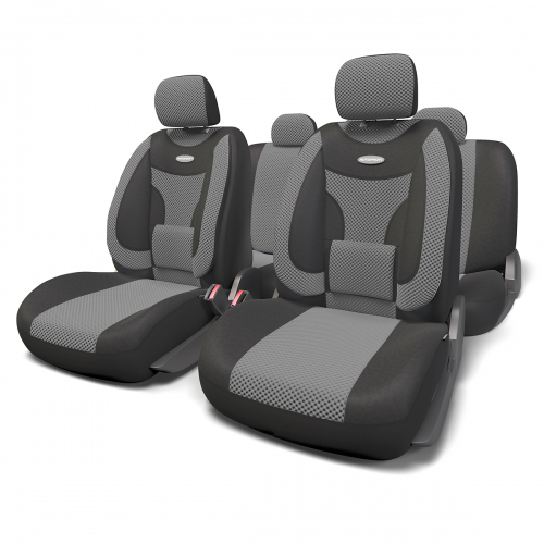 Набор ортопедических авточехлов Autoprofi Extra Comfort, формованный велюр, цвет: черный, темно-серый, 11 предметов. Размер MECO-1105 BK/D.GY (M) Набор ортопедических авточехлов Autoprofi Extra Comfort, формованный велюр, цвет: черный, темно-серый, 11 предметов. Размер MECO-1105 BK/D.GY (M)Эргономичные авточехлы Extra Comfort разработаны с учетом анатомических особенностей человеческого тела, за счет чего снижают утомляемость от продолжительных поездок. Объемные боковые подушки чехлов помогают уменьшить нагрузку на мышечный корсет и суставы в поворотах, а поясничный упор делает осанку более естественной. Формованный велюр чехлов придает изделиям интересный и запоминающийся вид, способный в корне преобразить облик салона автомобиля. Материал чехлов не выцветает на солнце, не электризуется и обладает высокими грязеотталкивающими свойствами. Основные особенности авточехлов Extra Comfort: - боковая поддержка спины; - 3 молнии в спинке заднего ряда; - 3 молнии в сиденье заднего ряда; - карманы в спинках передних сидений; - ортопедический поясничный упор; - поддержка плечевого пояса; - предустановленные крючки на широких резинках; - использование с боковыми airbag; - толщина поролона: 5 мм. ...