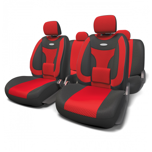 Набор ортопедических авточехлов Autoprofi Extra Comfort, формованный велюр, цвет: черный, красный, 11 предметов. Размер MECO-1105 BK/RD (M) Набор ортопедических авточехлов Autoprofi Extra Comfort, формованный велюр, цвет: черный, красный, 11 предметов. Размер MECO-1105 BK/RD (M)Эргономичные авточехлы Extra Comfort разработаны с учетом анатомических особенностей человеческого тела, за счет чего снижают утомляемость от продолжительных поездок. Объемные боковые подушки чехлов помогают уменьшить нагрузку на мышечный корсет и суставы в поворотах, а поясничный упор делает осанку более естественной. Формованный велюр чехлов придает изделиям интересный и запоминающийся вид, способный в корне преобразить облик салона автомобиля. Материал чехлов не выцветает на солнце, не электризуется и обладает высокими грязеотталкивающими свойствами. Основные особенности авточехлов Extra Comfort: - боковая поддержка спины; - 3 молнии в спинке заднего ряда; - 3 молнии в сиденье заднего ряда; - карманы в спинках передних сидений; - ортопедический поясничный упор; - поддержка плечевого пояса; - предустановленные крючки на широких резинках; - использование с боковыми airbag; - толщина поролона: 5 мм. ...