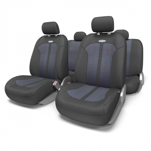Набор авточехлов Autoprofi Selection, цвет: черный, 11 предметов. Размер MSEL-1105 BK/BK (M) Набор авточехлов Autoprofi Selection, цвет: черный, 11 предметов. Размер MSEL-1105 BK/BK (M)Универсальные чехлы Selection выполнены в классическом стиле. Они подходят к большинству типов сидений и не требуют больших усилий при установке. Качественное облегание кресел достигается за счет эластичности велюра, из которого сделаны чехлы. Центральная часть чехлов Selection изготовлена из плотного велюра. Он включает в себя оригинальные вкрапления из тонких, едва заметных нитей красного и синего цвета, которые очень привлекательно переливаются на свету. Основные особенности авточехлов Selection: - 3 молнии в спинке заднего ряда; - толщина поролона: 5 мм; - карманы в спинках передних сидений. Комплектация: - 1 сиденье заднего ряда; - 1 спинка заднего ряда; - 2 сиденья переднего ряда; - 2 спинки переднего ряда; - 5 подголовников; - набор фиксирующих крючков.