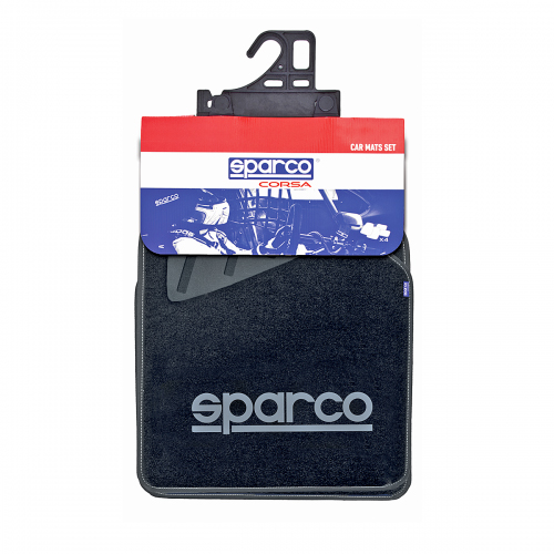 Ковры автомобильные Sparco Classic, ковролиновые, цвет: черный, серый, 4 предметаSPC/CLS-404 BK/GY Ковры автомобильные Sparco Classic, ковролиновые, цвет: черный, серый, 4 предметаSPC/CLS-404 BK/GYАвтомобильные ковры Sparco Classic изготовлены из полиэстера с ворсовым покрытием и выпуклыми вставками из натуральной резины, предотвращающими скольжение ног на ковриках. Комплект практичных ковриков надежно защищает салон автомобиля от влаги и грязи и придает интерьеру индивидуальные черты. Коврики обладают универсальной формой, благодаря чему их можно использовать для большинства современных моделей автомобилей. Характеристики: Материал: ковролин, полиэстер. Цвет: черный, серый. Комплектация: 4 шт. Размер переднего коврика: 65 см х 47 см. Размер заднего коврика: 30 см х 40 см. Размер упаковки: 5 см х 75 см х 47 см. Артикул: SPC/CLS-404 BK/GY.