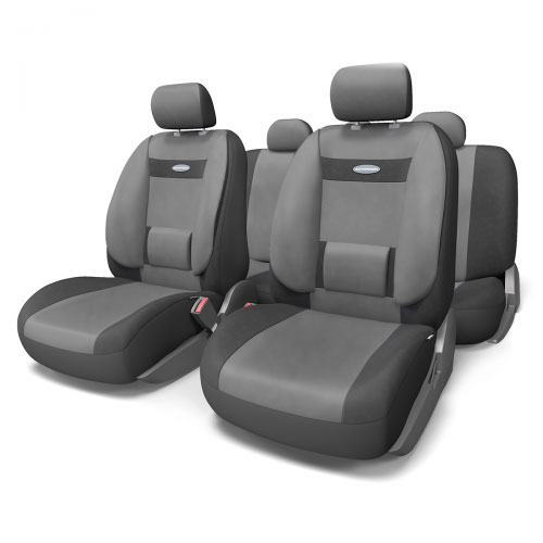 Набор ортопедических авточехлов Autoprofi Comfort, велюр, цвет: черный, темно-серый, 11 предметов. Размер M. COM-1105 BK/D.GY (M)COM-1105 BK/D.GY (M) Набор ортопедических авточехлов Autoprofi Comfort, велюр, цвет: черный, темно-серый, 11 предметов. Размер M. COM-1105 BK/D.GY (M)COM-1105 BK/D.GY (M)Эргономичные авточехлы Comfort обладают анатомической формой с объемной боковой поддержкой спины и поясничным упором, которые обеспечивают наиболее удобную осанку водителя и переднего пассажира, снижая усталость от многочасовых поездок. В качестве внешнего материала в чехлах Comfort используется жаропрочный велюр, который не электризуется и не выцветает на солнце. Широкая гамма расцветок чехлов позволяет подобрать их практически к любому оформлению салона автомобиля. Основные особенности авточехлов Comfort: - боковая поддержка спины; - 3 молнии в спинке заднего ряда; - 3 молнии в сиденье заднего ряда; - карманы в спинках передних сидений; - поясничный упор; - использование с боковыми airbag; - толщина поролона: 5 мм; - предустановленные крючки на широких резинках. Комплектация: - 1 сиденье заднего ряда; - 1 спинка заднего ряда; - 2 сиденья переднего ряда; - 2 спинки переднего...